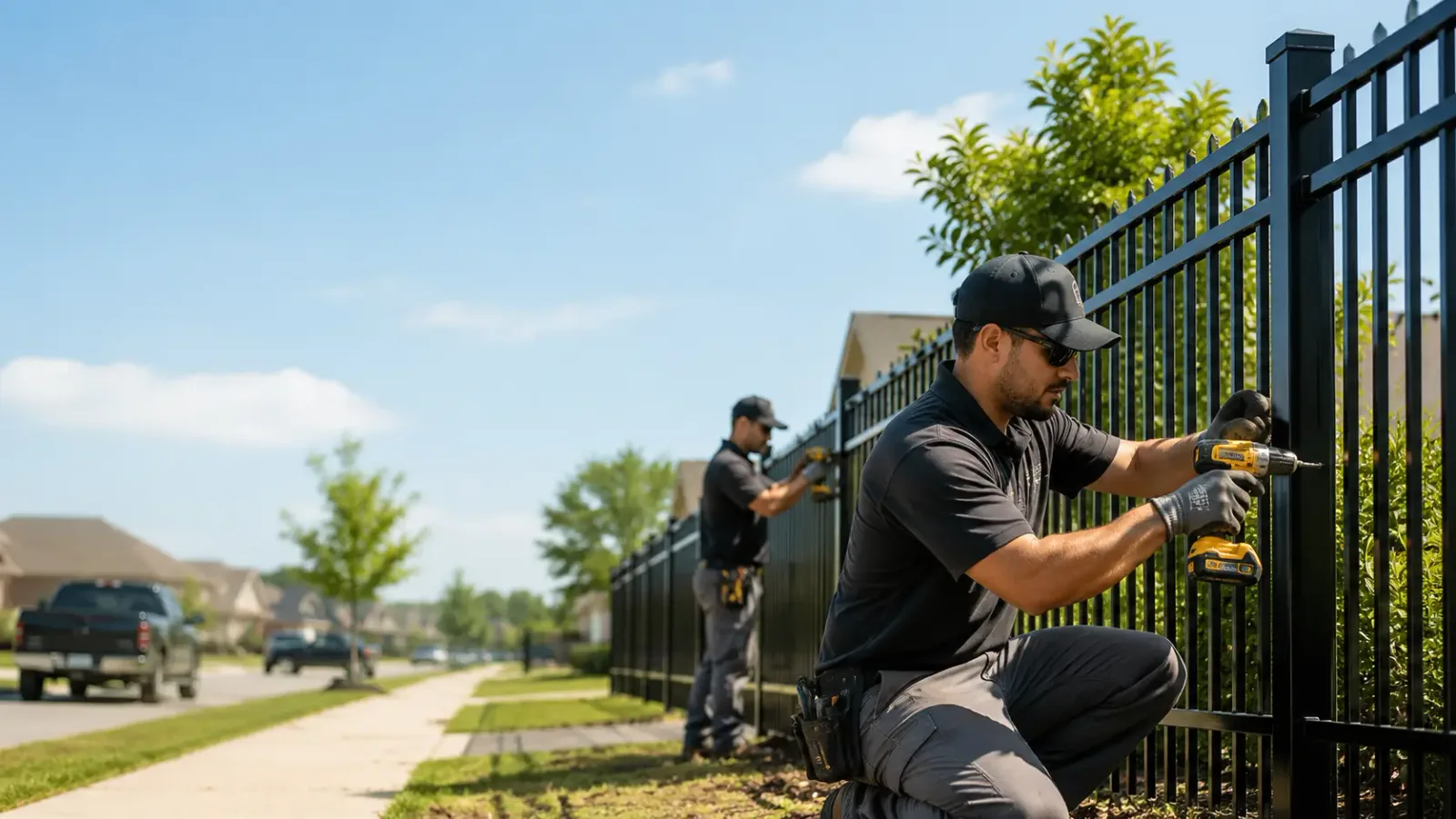 Metal Fence Installation in Norton, MA